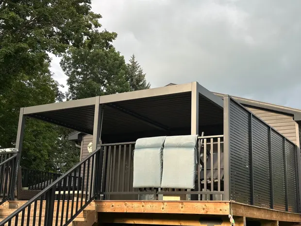 Covered outdoor deck reference