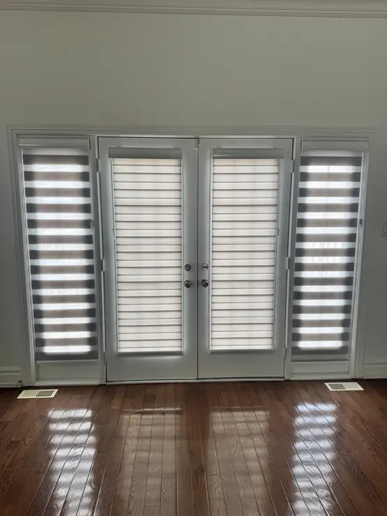 Window coverings across a wide set of windows